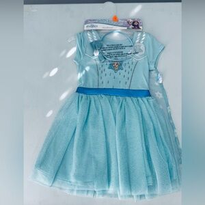 Disney Frozen Elsa Aqua Dress with Headband